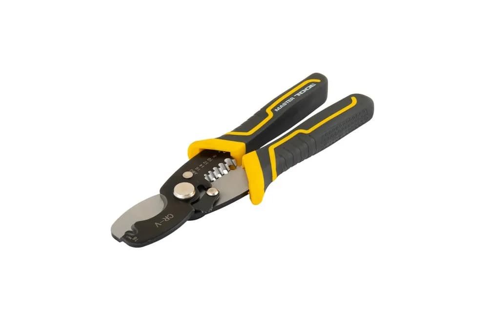 Кабелеріз із знімачом ізоляції MASTERTOOL до 10.5 мм / 1.3–8.0 мм² Mn65 75-2275