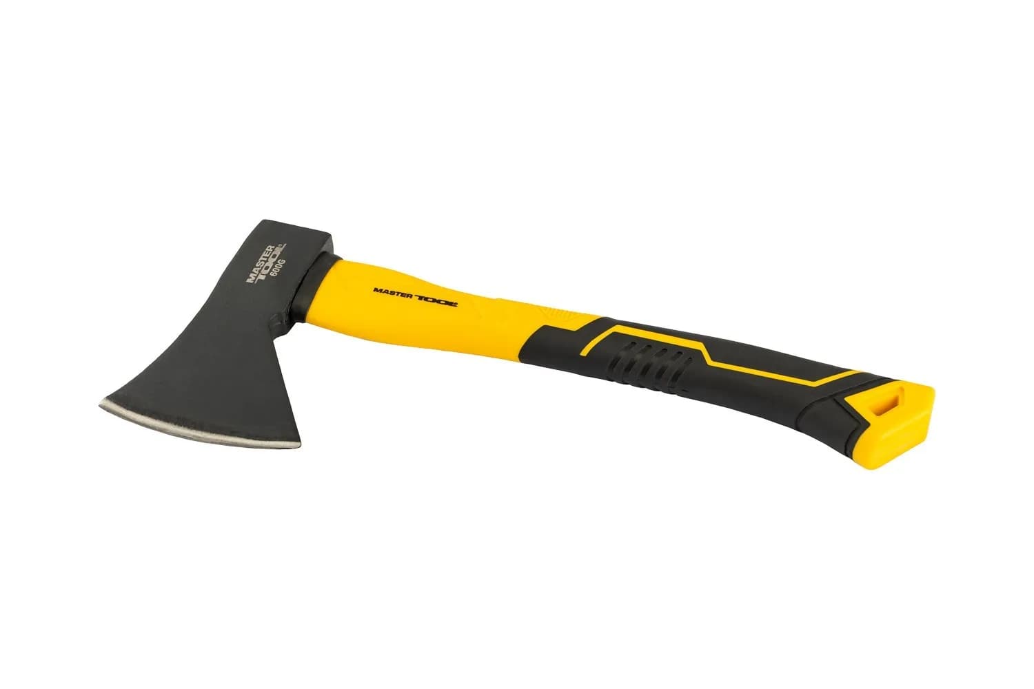 Сокира MASTERTOOL 600 г HRC 50 рукоятка фібергласова 370 мм 05-0901 - зображення 1