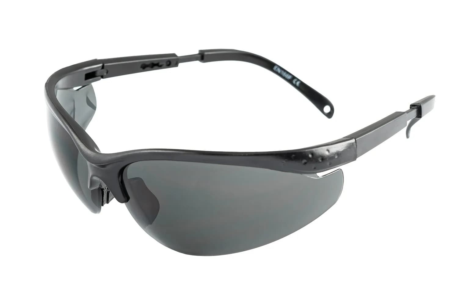 Окуляри відкриті MASTERTOOL SPORTLINE GREY захист від подряпин ANTI-SCRATCH, регульовані дужки 82-0001