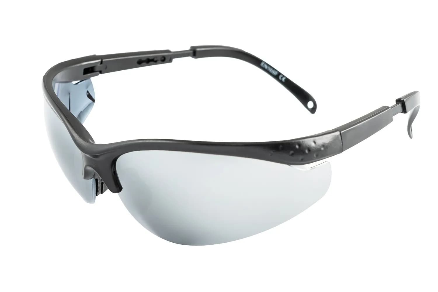 Окуляри відкриті MASTERTOOL SPORTLINE SILVER MIRROR захист від подряпин ANTI-SCRATCH, регульовані дужки 82-0003 - зображення 1