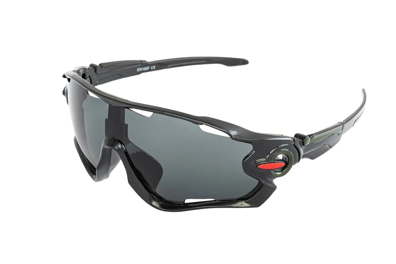 Окуляри відкриті MASTERTOOL SPORTLINE BLACK панорамна лінза, захист від подряпин ANTI-SCRATCH 82-0006