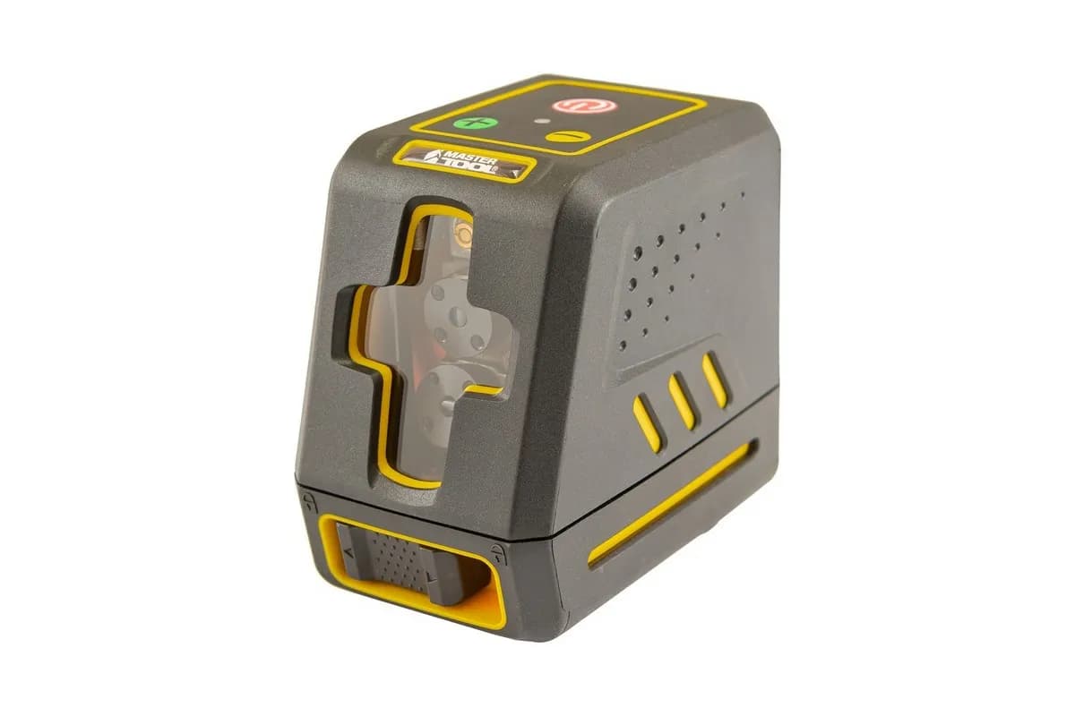Рівень лазерний MASTERTOOL 15 м ±0.3 мм/м 2 гол H/V/H+V H130°/V130° ±4° RED/635 нм клас II IP54 ААх4 сумка 30-1903 - зображення 1
