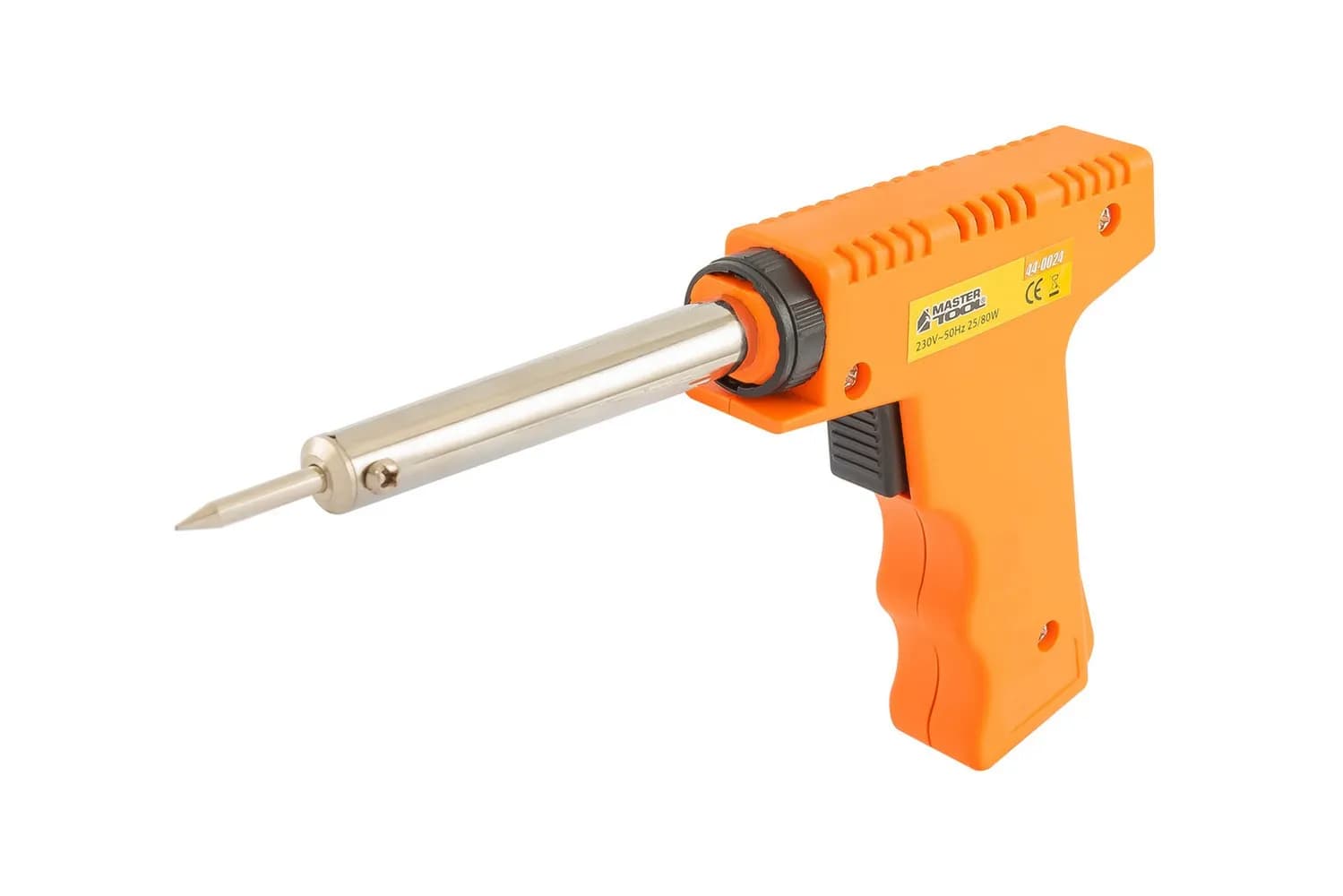 Паяльник електричний MASTERTOOL 25/80 Вт 230V/50Hz регульований пістолетного типу 44-0024 - зображення 1