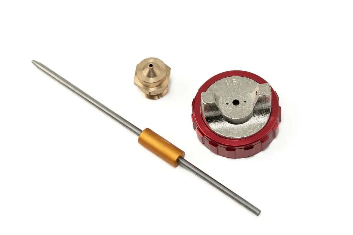 Форсунка змінна для пневмопістолета для фарбування HP MASTERTOOL Ø 1.5 мм - дюза повітряна головка голка 81-8715/81-8716/81-8717/81-8718/81-8719 81-8627 - зображення 1