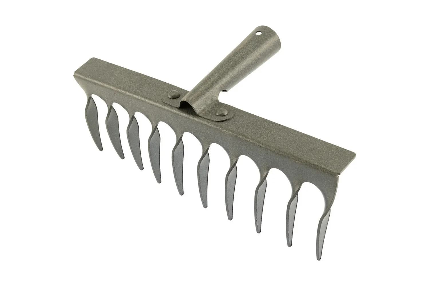 Граблі металеві кручені MASTERTOOL ГУ-10-L 305×100 мм 14-6206 - зображення 1
