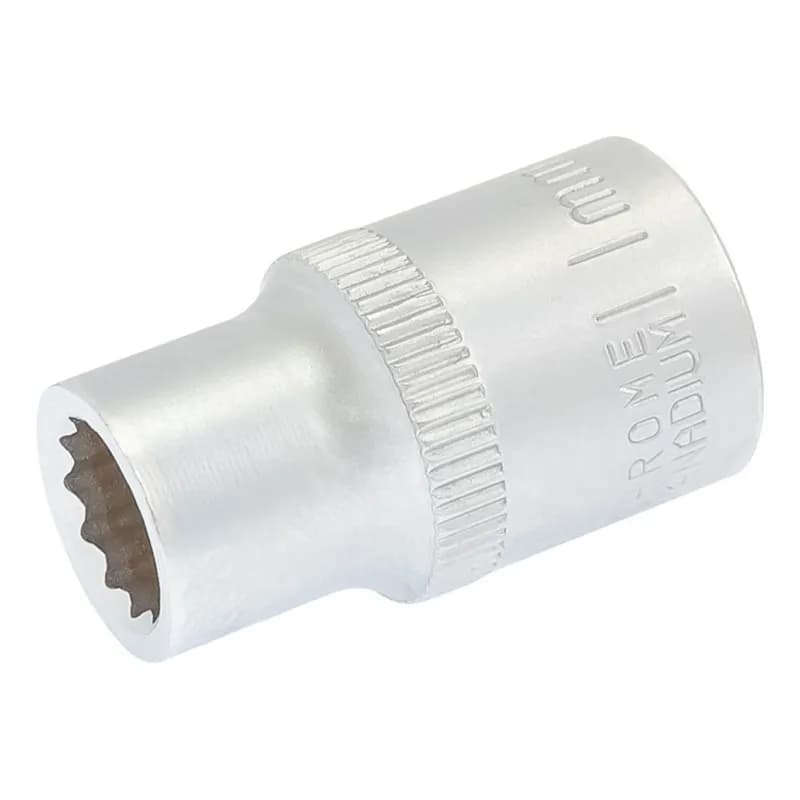 Головка торцева MASTERTOOL 12-гранна ½" 11 мм L 40 мм CrV 78-0611 - зображення 1
