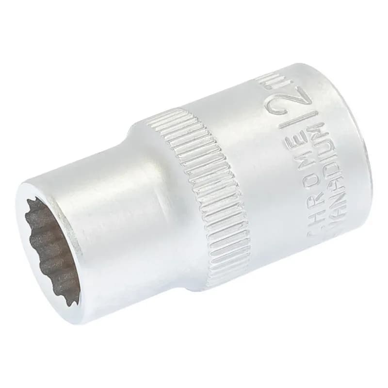 Головка торцева MASTERTOOL 12-гранна ½" 12 мм L 40 мм CrV 78-0612
