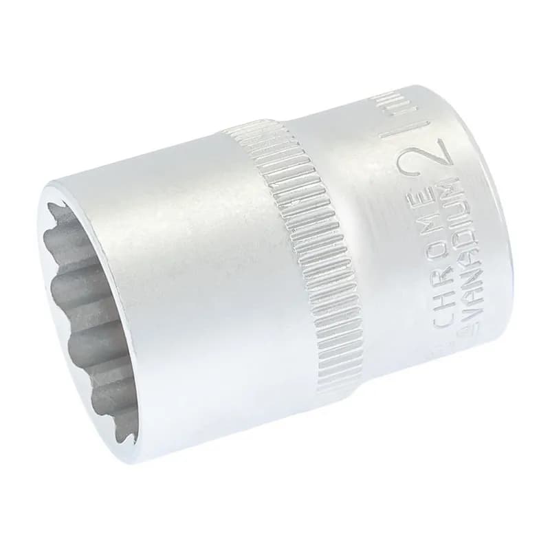 Головка торцева MASTERTOOL 12-гранна ½" 21 мм L 40 мм CrV 78-0621