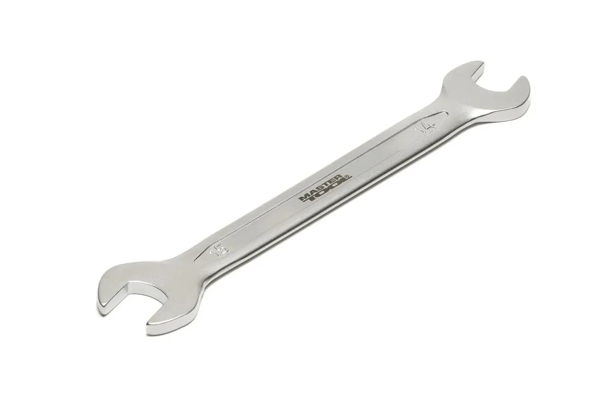 Ключ ріжковий MASTERTOOL 14×15 мм 31CrV3 COLD FORGED DIN3110 70-1415