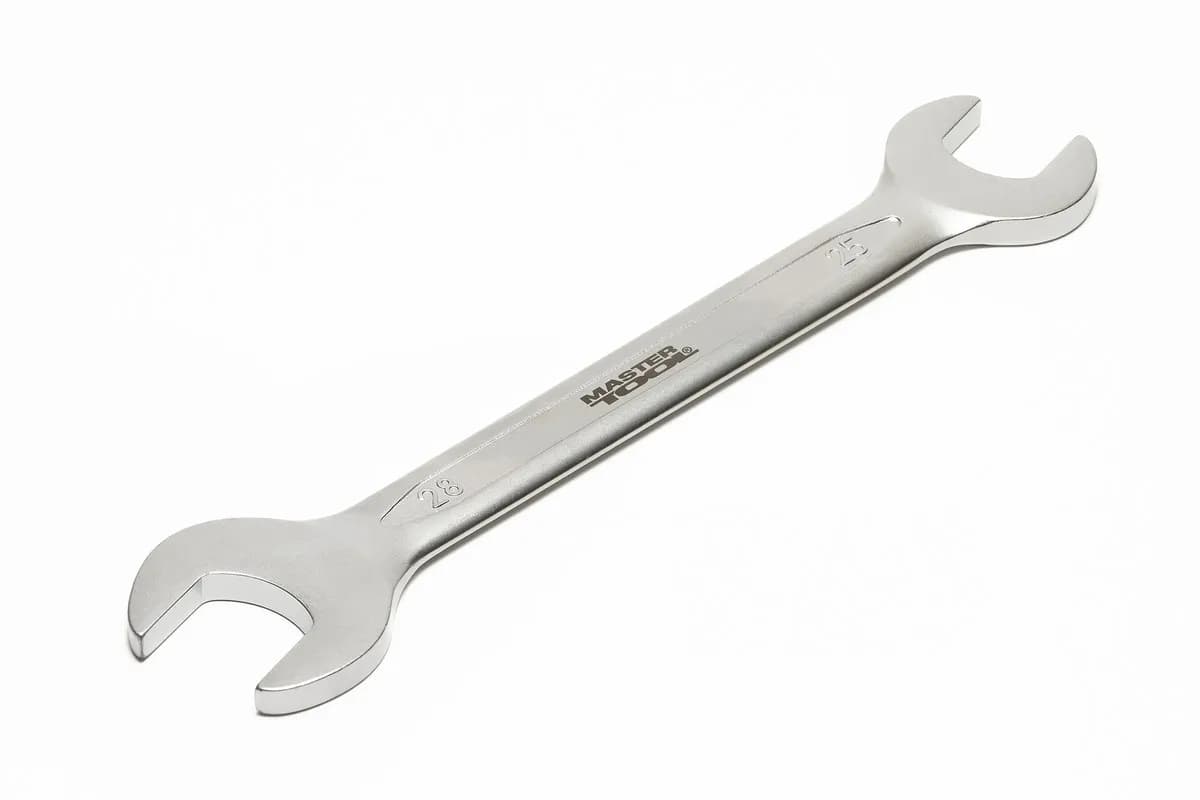 Ключ ріжковий MASTERTOOL 25×28 мм 31CrV3 COLD FORGED DIN3110 70-2528 - зображення 1
