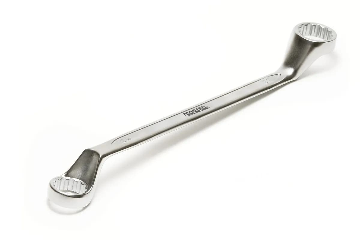 Ключ накидний MASTERTOOL 24×27 мм 31CrV3 COLD FORGED DIN897 72-2427