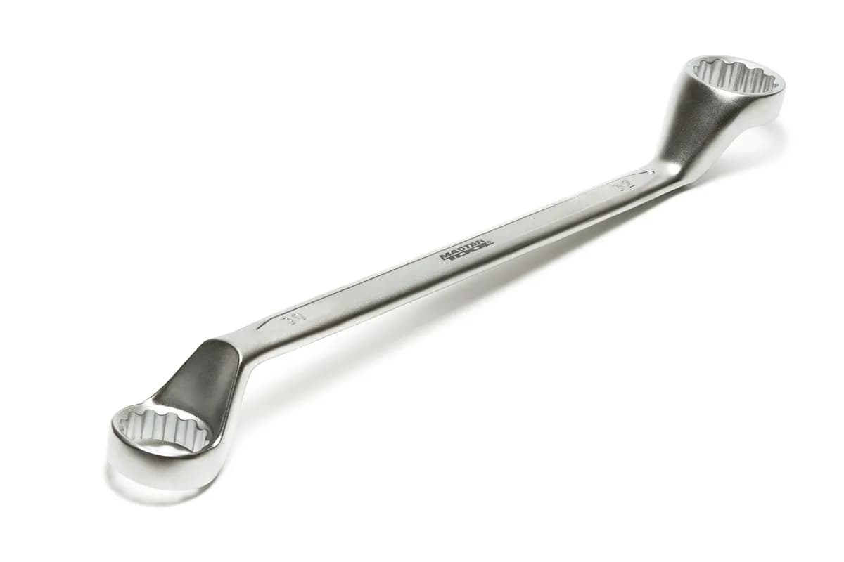 Ключ накидний MASTERTOOL 30×32 мм 31CrV3 COLD FORGED DIN897 72-3032 - зображення 1