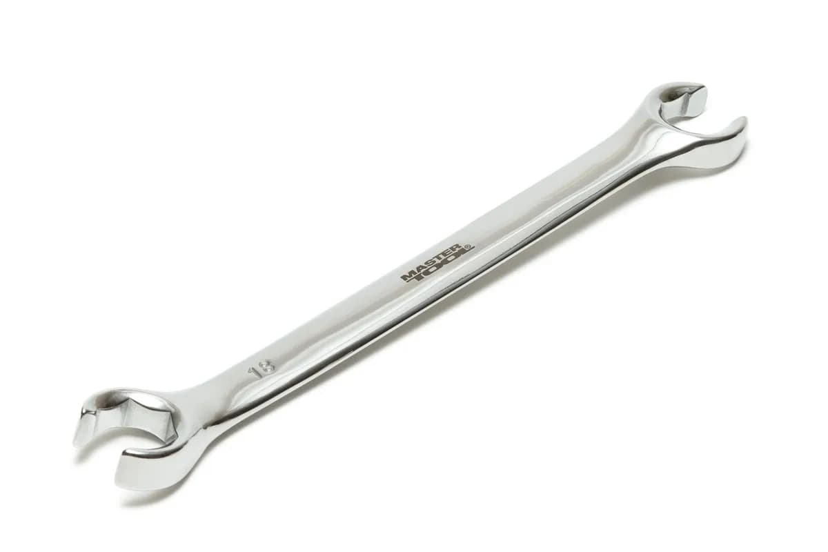 Ключ розрізний для трубних гайок MASTERTOOL 16×18 мм CrV 74-1618 - зображення 1