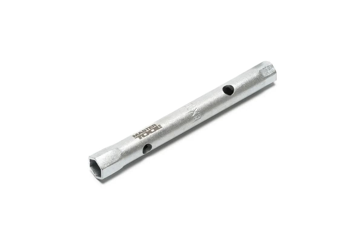 Ключ торцевий MASTERTOOL трубчастий 8×10 мм з отвором для воротка 73-1008 - зображення 1