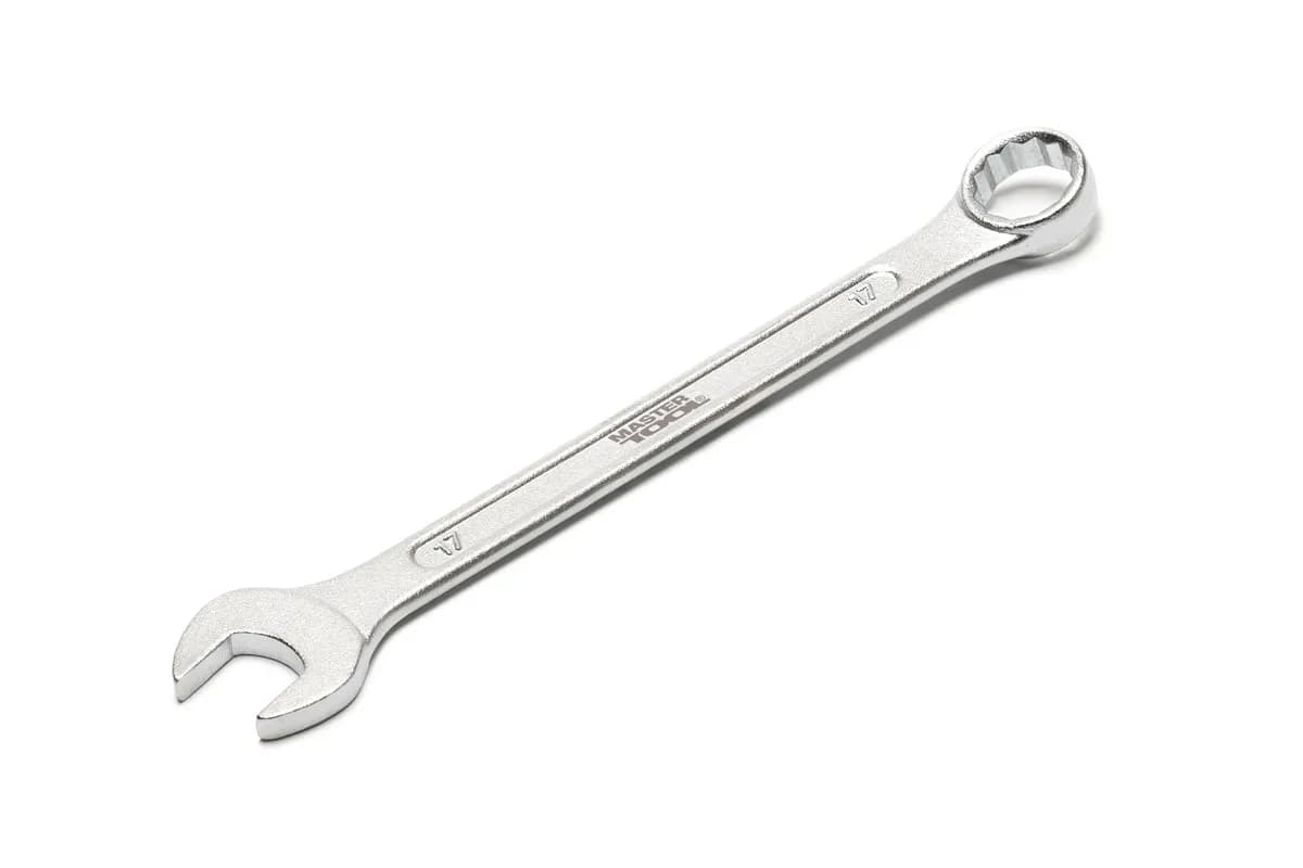 Ключ комбінований MASTERTOOL 17 мм STANDARD 71-9017 - зображення 1