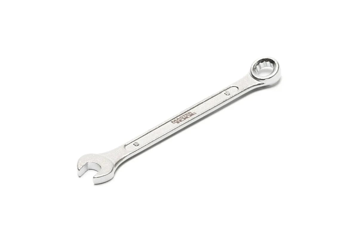 Ключ комбінований MASTERTOOL 8 мм STANDARD 71-9008 - зображення 1