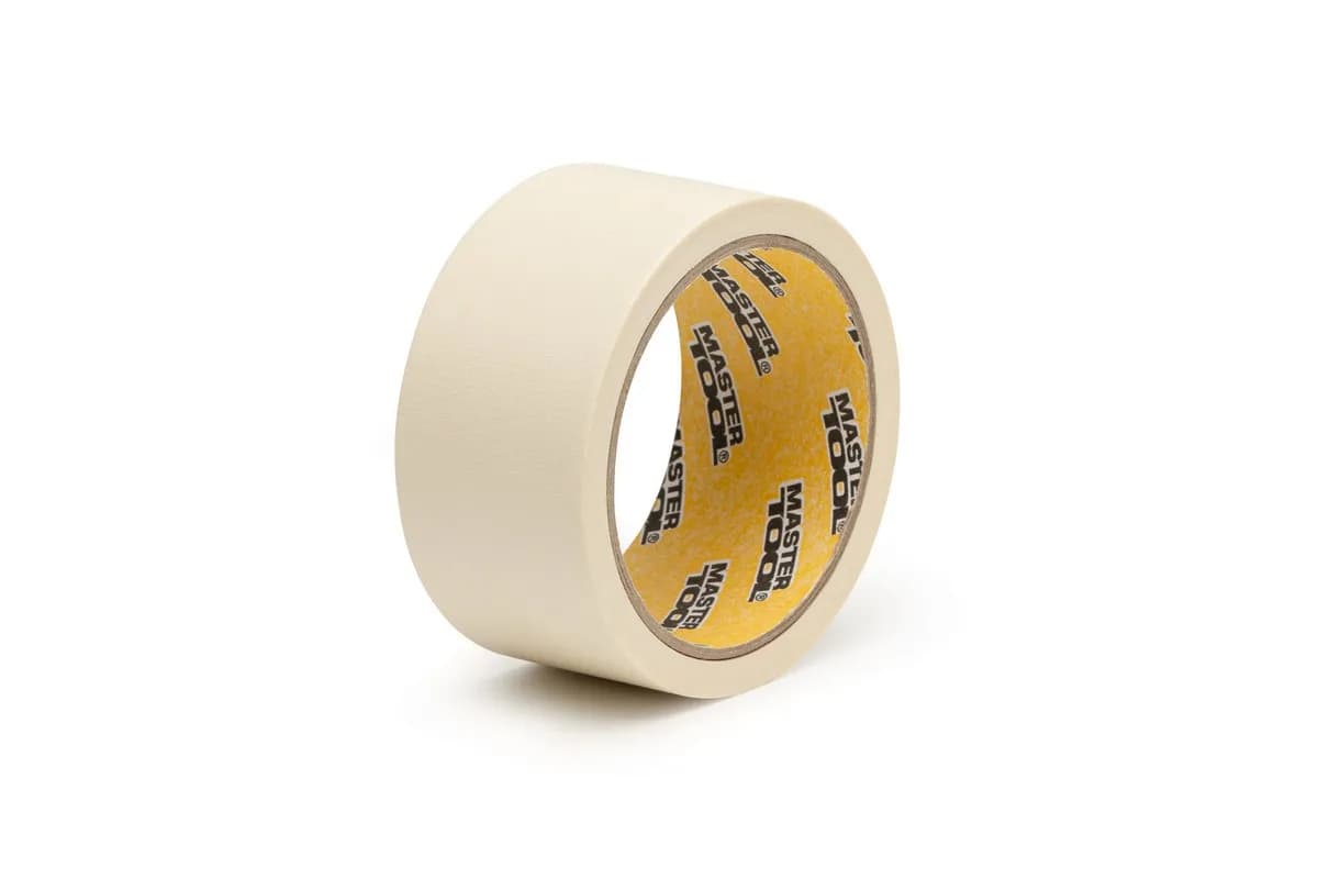 Стрічка малярна універсальна MASTERTOOL GripBond Easy 48 мм×25 м біла 79-9946 - зображення 1