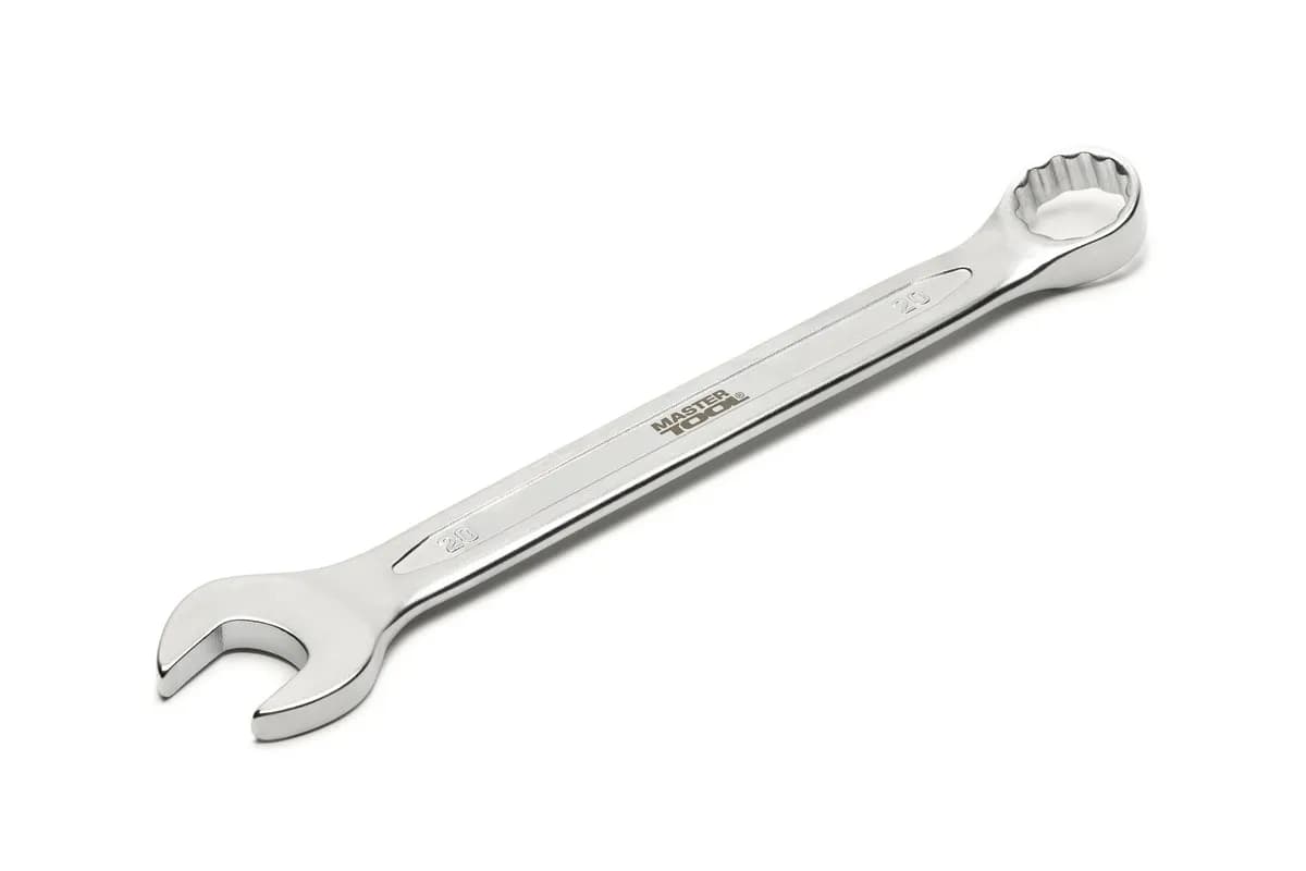 Ключ комбінований MASTERTOOL COLD FORGED 20 мм 31CrV3 DIN 3113 72-1020 - зображення 1