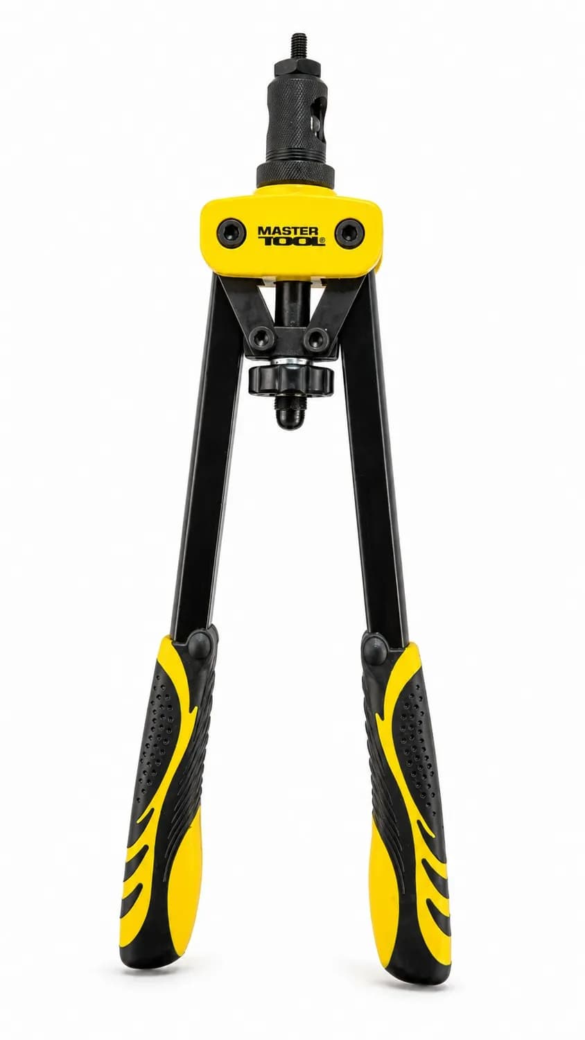 Пістолет для різьбових заклепок MASTERTOOL PROFI дворучний M3-M10 360 мм ударостійкий кейс 21-0716 - зображення 1